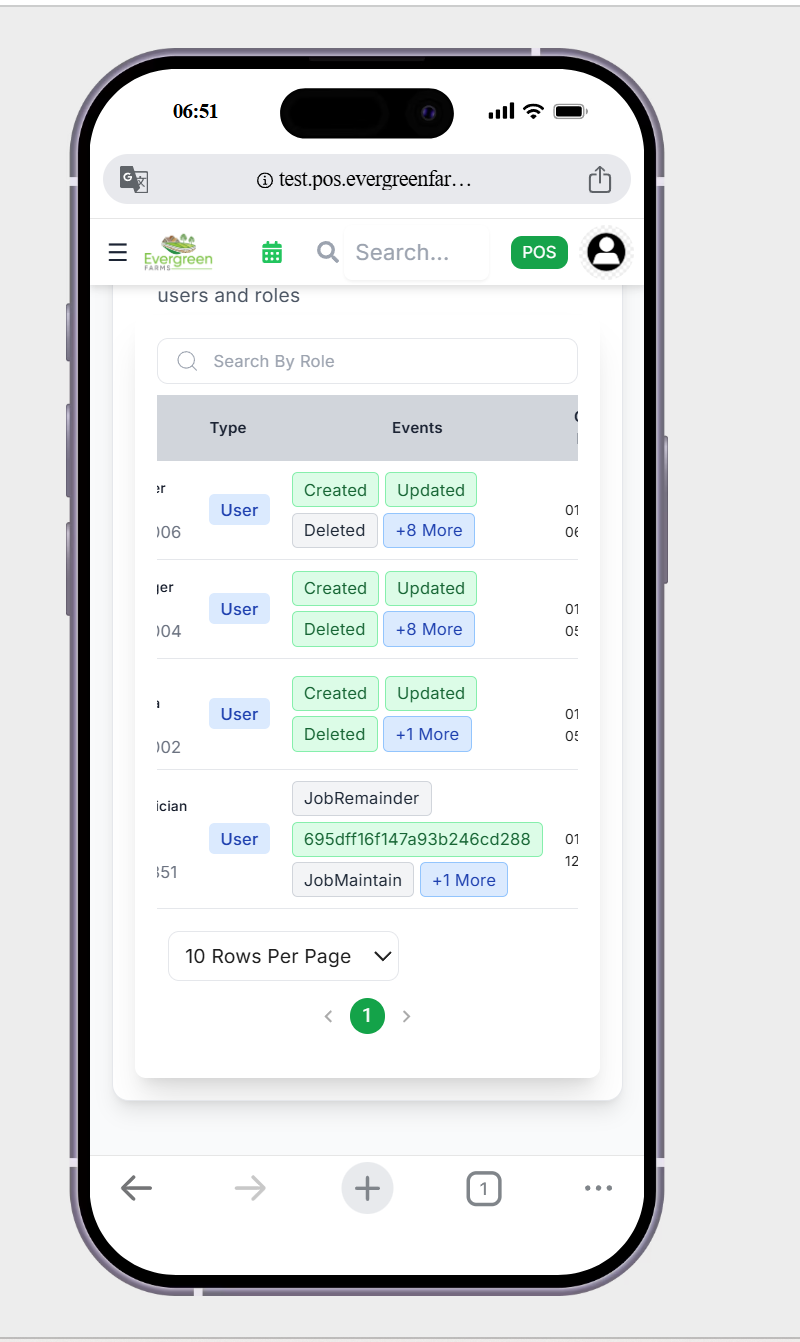 move the events Column in right side